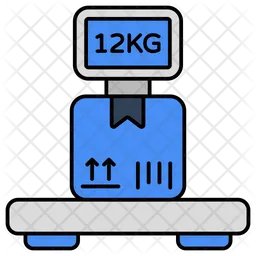 Parcel Weighing  Icon