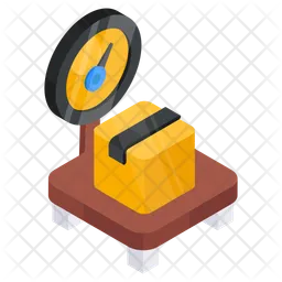 Parcel weighing  Icon