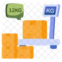 Parcel Weighing Logistic Weighing Package Weighing Icon