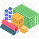Parcels Containerization Cargo Container Icon