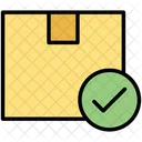 Delivered Package Shipped Parcel Checkmark Icon