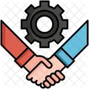 Parceria Negocios Acordo Ícone