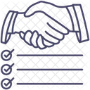 Descricao Do Negocio Reuniao Concordar Icône