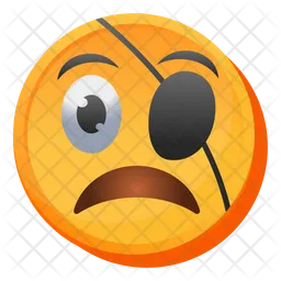 Emoji de parche en el ojo Emoji Icono
