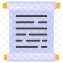 Roll Document Roll Paper Parchment Icon
