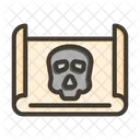 Papyrus Paper Scroll Icon