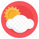 Dia Nublado Parcialmente Ensolarado Parcialmente Nublado Icon