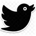Pardal Twitter Social Ícone
