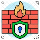 Securite Du Pare Feu Protection Du Pare Feu Securite Du Pare Feu Icon