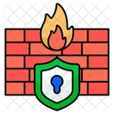 Securite Du Pare Feu Protection Du Pare Feu Securite Du Pare Feu Icon