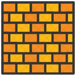 Pared de ladrillo  Icono