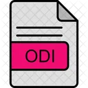 Odi Arquivo Formato Ícone