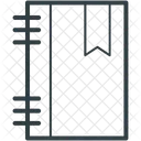 Esteno Bloco Bloco De Notas Ícone