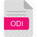 Odi Arquivo Formato Ícone