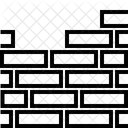 Construir Parede Tijolos Ícone