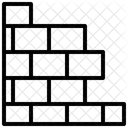 Parede Barreira Estrutura Tijolo Pedra Ícone