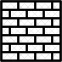 Parede de tijolos  Ícone