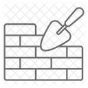 Parede de tijolos  Ícone