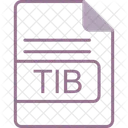 Tib Fichier Format Icône