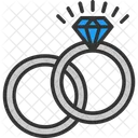 Pareja Diamante Joyeria Icon