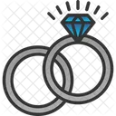 Pareja Diamante Joyeria Icon