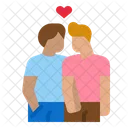 Pareja Gay Gay Pareja Icono