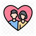 Pareja Amor Hombre Icono