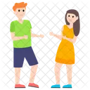 Pareja Fiesta Celebracion Icono