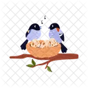 Serene Nature Birds Icon