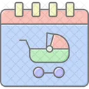 Parental Leave Lineal Color Icon Icon