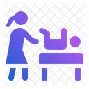 Parenting Changing Table Icon
