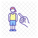 Parenting teenager with strict control  Icon