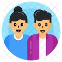 Mom And Dad Parents Family Icon