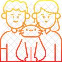 Parents And Cat Parents Cat Icon