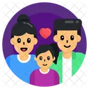 Family Parents Love Family Bonding Icon