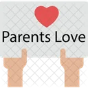 Parents Love Poster Parents Love Family Icon