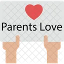 Parents Love Poster Parents Love Family Icon
