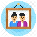 Mom Dad Photo Parents Photo Parents Photo Frame Icon