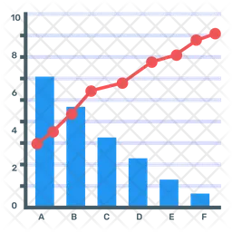 Pareto Chart  Icon