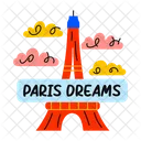 Paris Dreams Eiffel Tower Landmark Icon