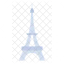 Tower Eiffel Tower Silhouette Tourist Attraction France アイコン