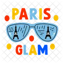 Paris Glam Goggles Sunglasses Icon