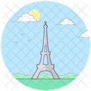 Paris Monument Landmark Tower Icon