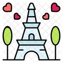 Paris Tower Paris Love Icon