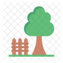 Tree Garden Fence Icon