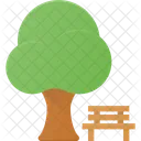 Park Bench Tree Icon