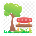 Park Garden Park Bench Icon