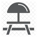 Camping Table Furniture Icon