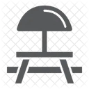 Camping Table Furniture Icon