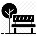 Park Garden Bench Icon